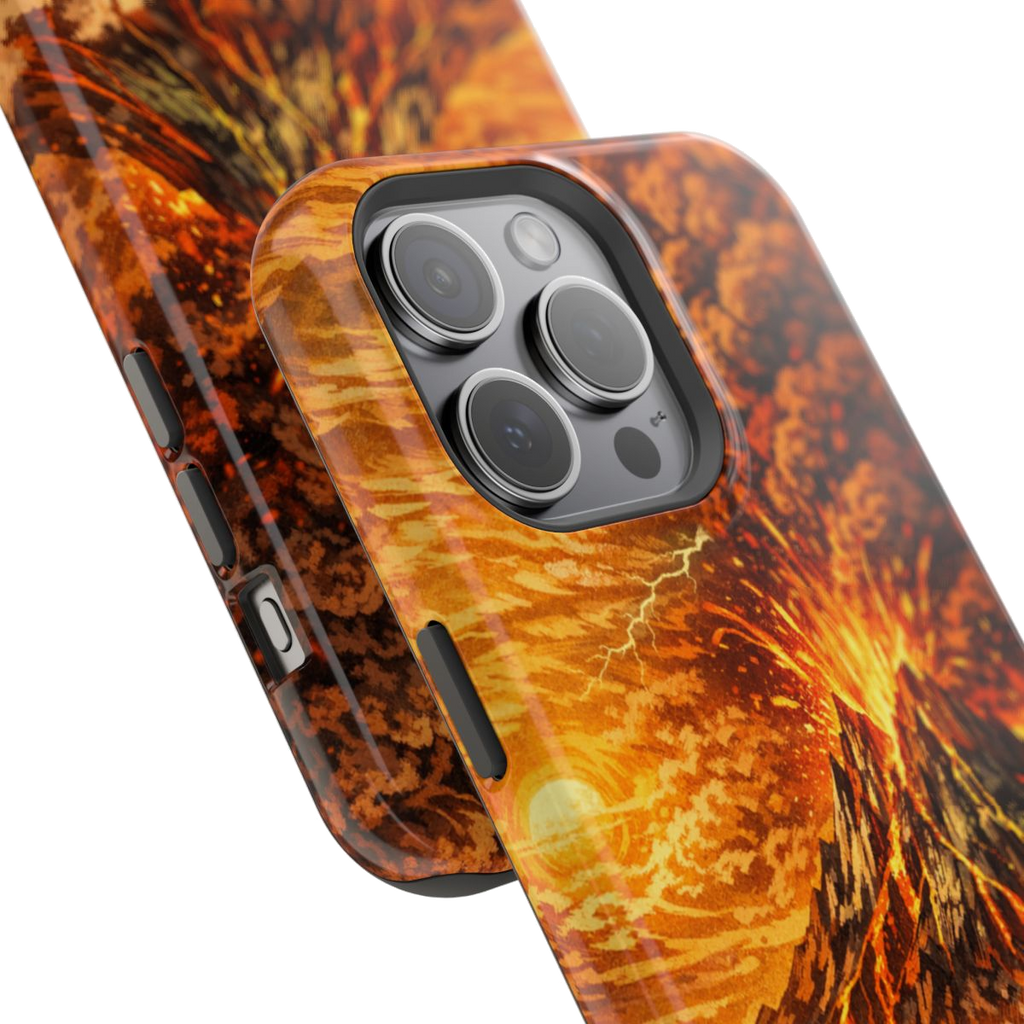 Venusian Eruption Phone Case - Mockup 1