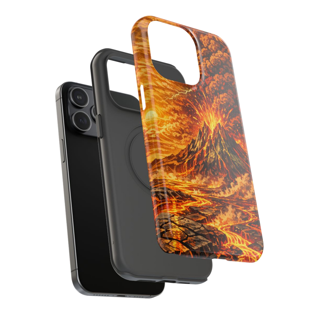 Venusian Eruption Phone Case - Mockup 3