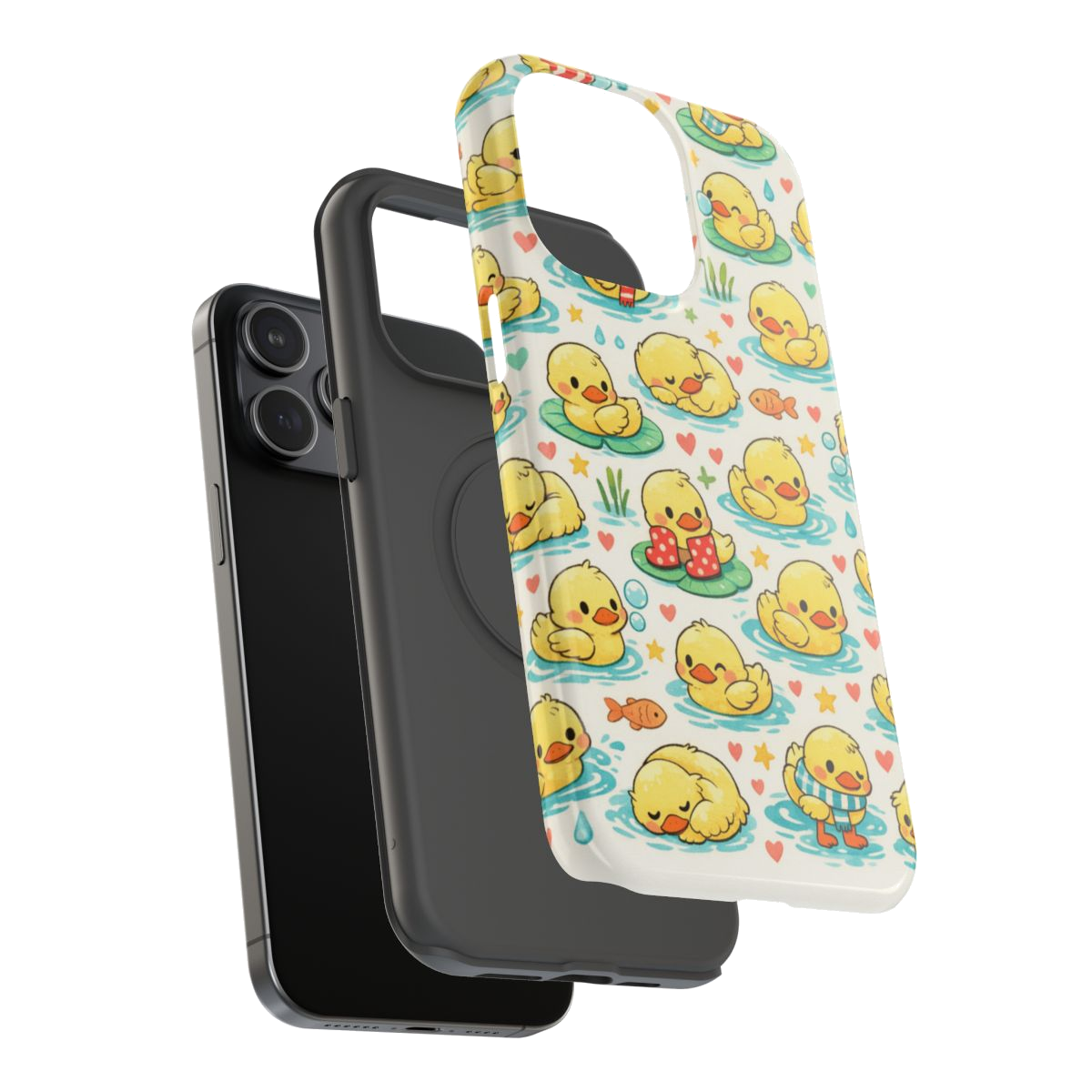Ducky Paradise Phone Case - Mockup 3