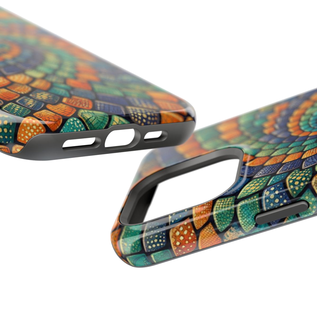 Reptilian Spiral  Phone Case - Mockup 2