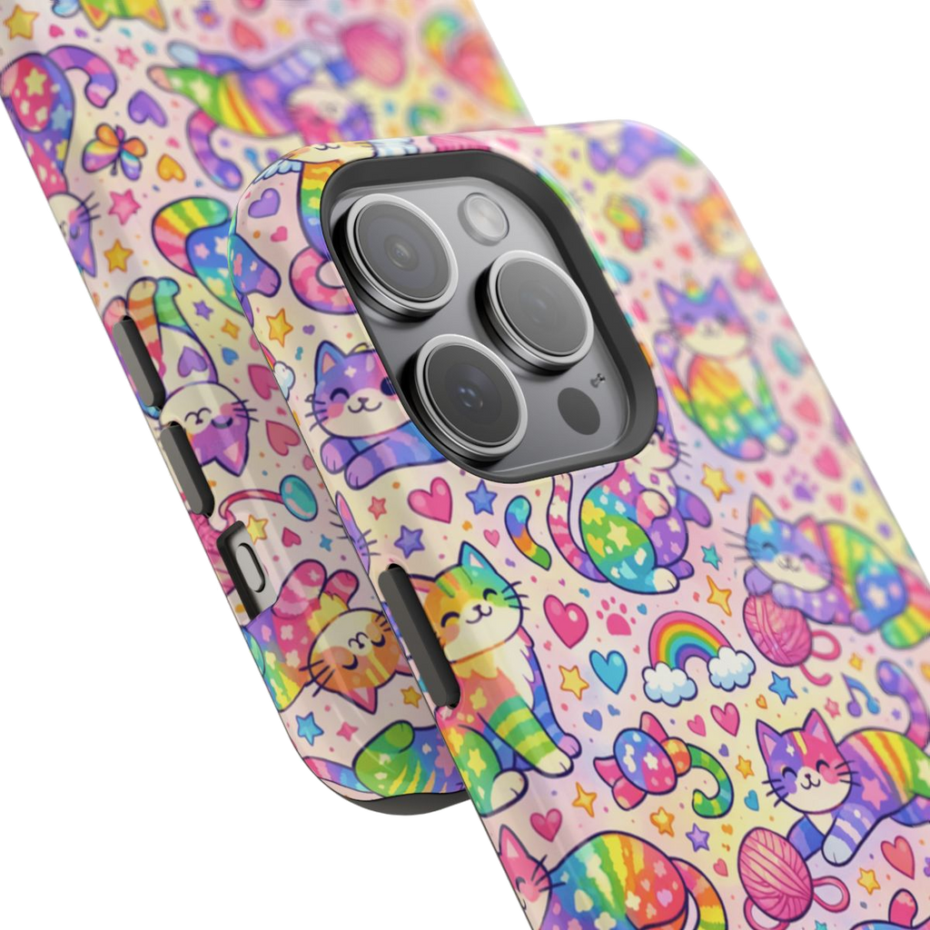 Rainbow Kitties! Phone Case - Mockup 1