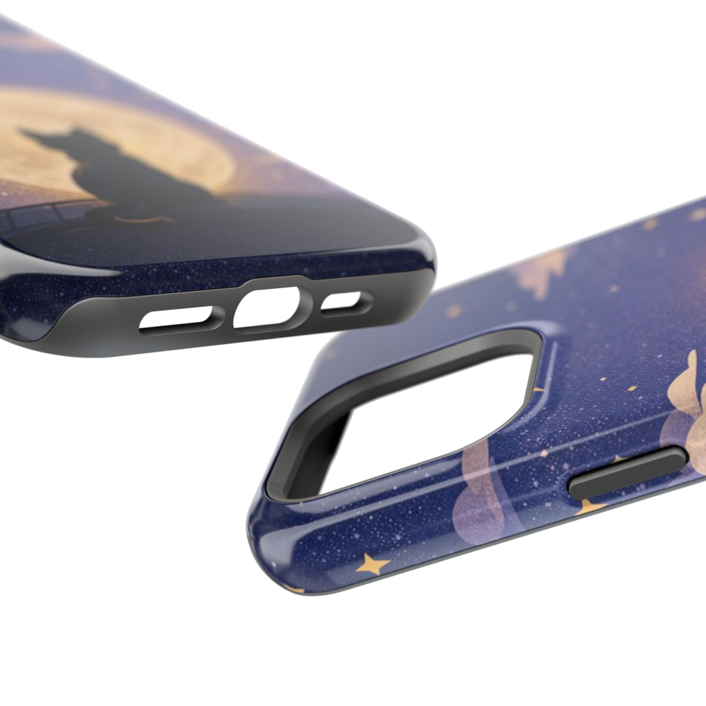 Full Moon Feline Phone Case - Mockup 2