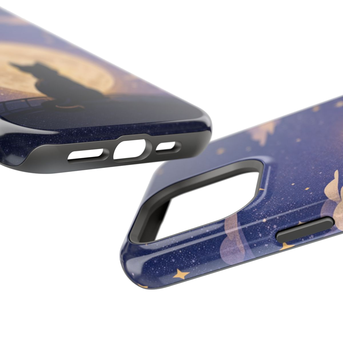 Full Moon Feline Phone Case - Mockup 2