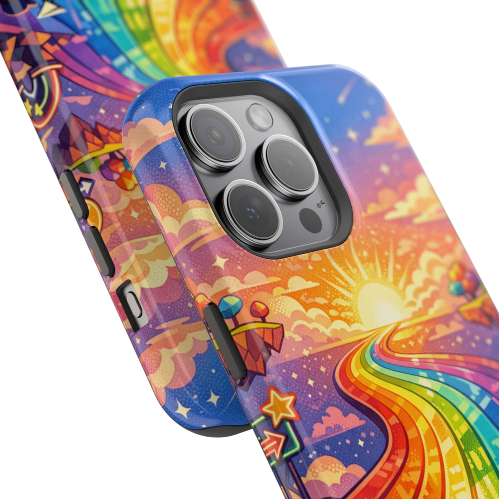 Rainbow Highway Phone Case - Mockup 1