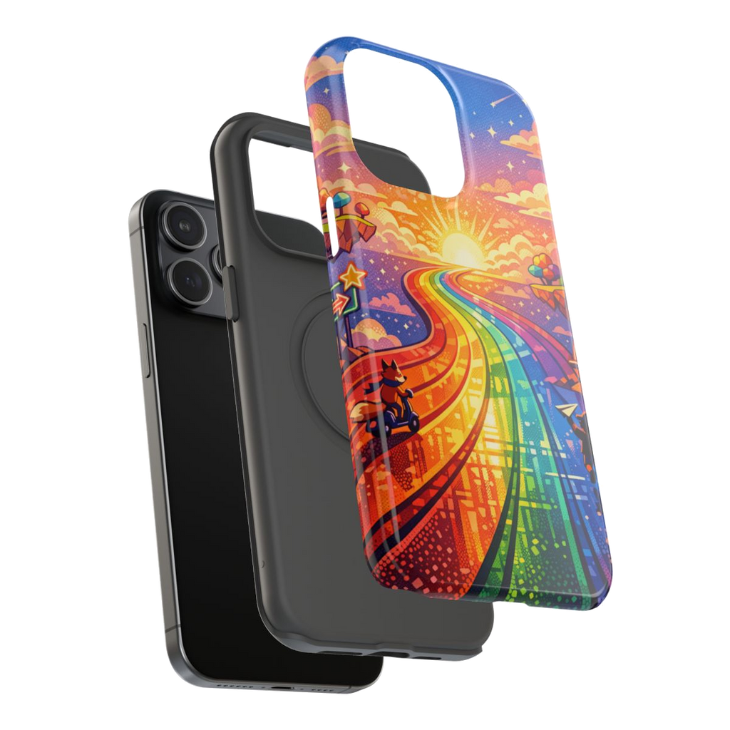 Rainbow Highway Phone Case - Mockup 3