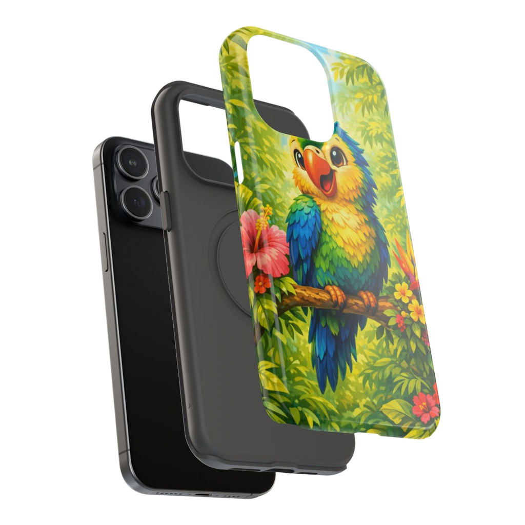 Cheery Parrot Phone Case - Mockup 3