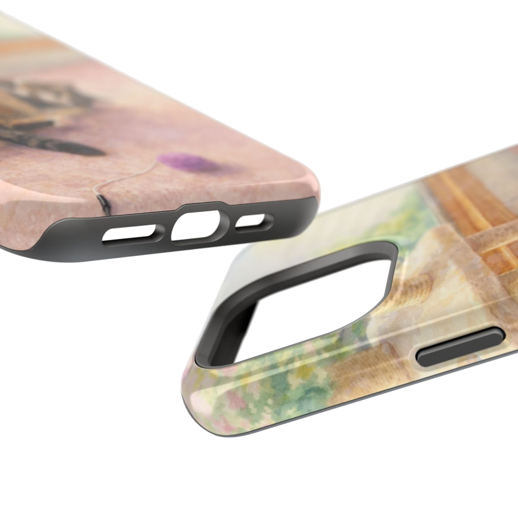Playful Kitty Magnetic Phone Case - Mockup 2