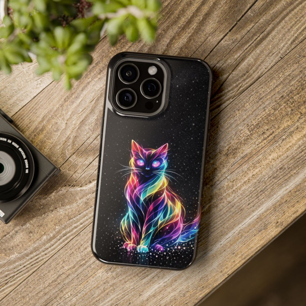 Mystic Aura Cat Magnetic Phone Case - Mockup 4