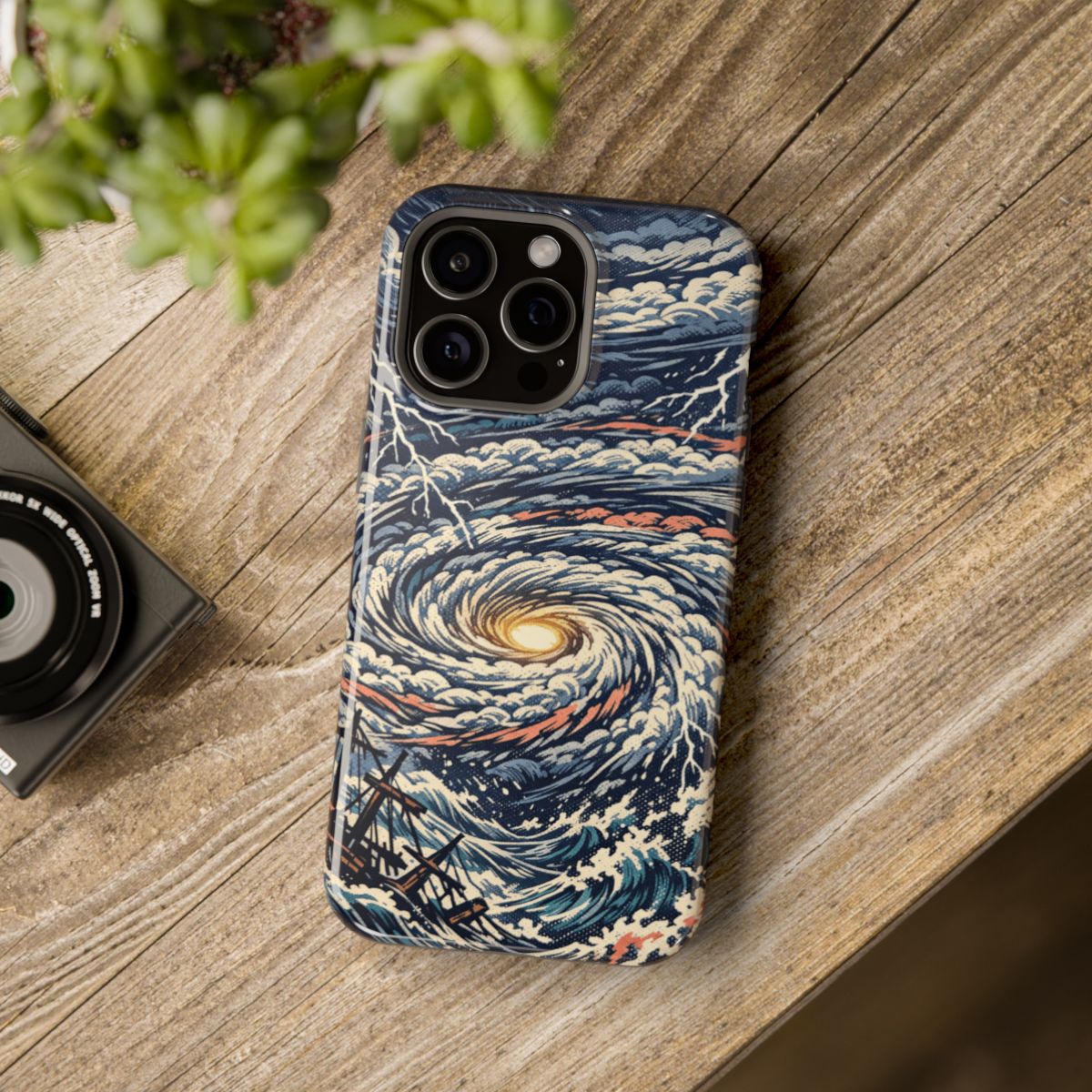 Raging Gale Magnetic Phone Case - Mockup 4