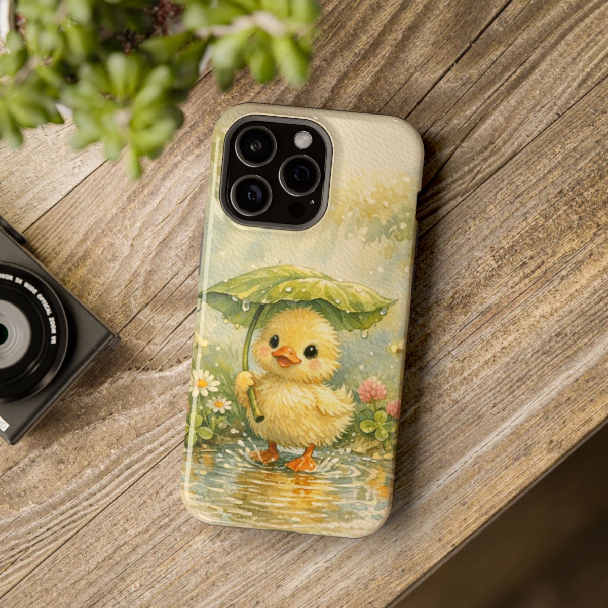 Whimsical Duck Delight Phone Case - Mockup 4